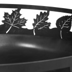 Brasero bol à feu Toronto de 80cm de diamètre avec design innovant au laser