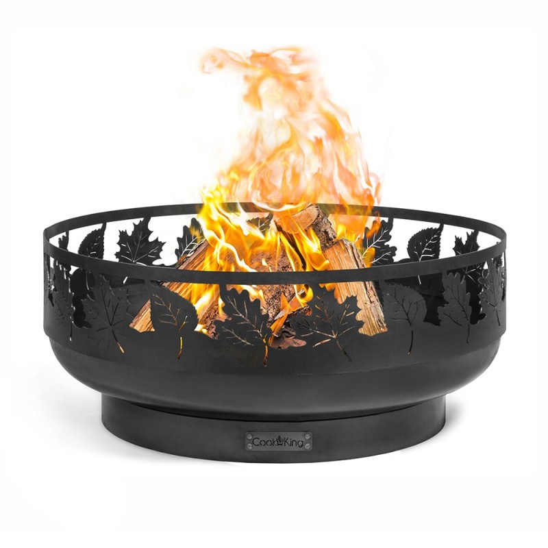 Brasero bol à feu Toronto de 80cm de diamètre avec design innovant au laser