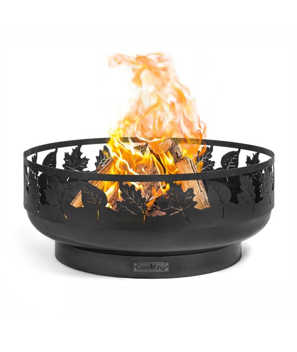 Brasero bol à feu Toronto de 80cm de diamètre avec design innovant créé au laser