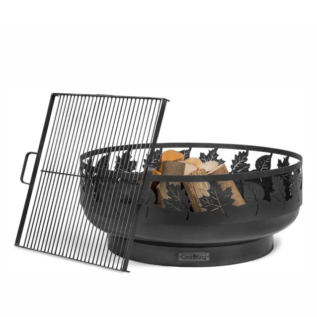 Brasero bol à feu Toronto de 80cm de diamètre avec design innovant au laser