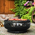Brasero de jardin Forest bol à feu design laser de forêt - 80m de diamètre en acier 2mm épaisseur