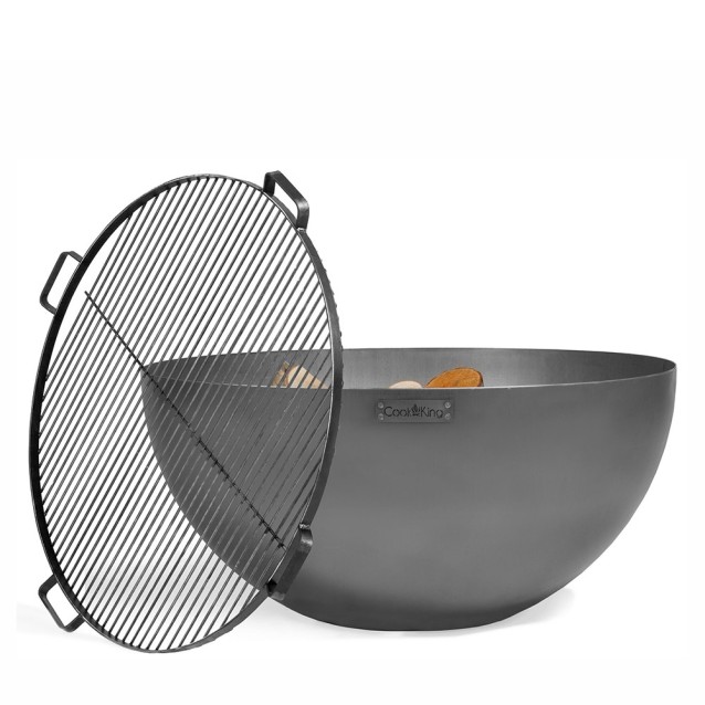 Brasero Premium de jardin Dallas 85cm de diamètre en acier 3mm d'épaisseur