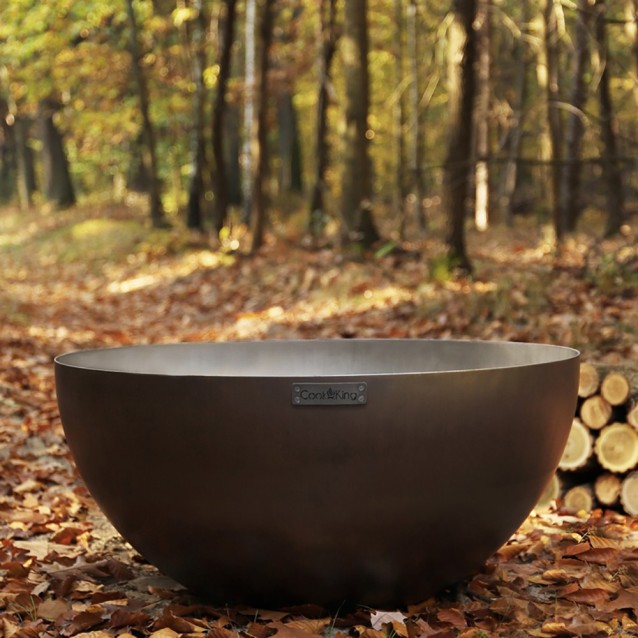 Brasero Premium de jardin Dallas 85cm de diamètre en acier 3mm d'épaisseur