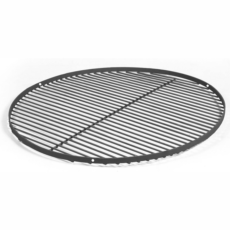 Grille de cuisson suspendue pour bol à feu ou brasero bas en acier sur trépied 180cm