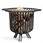 Brasero panier à feu Verona - design un peu antique - grille de cuisson pour vos aliments