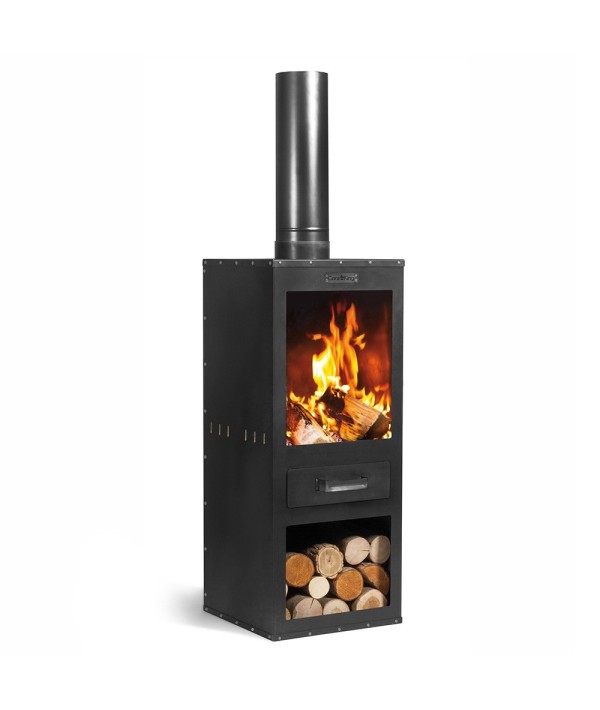 La cheminée Rosa est élégante et pratique