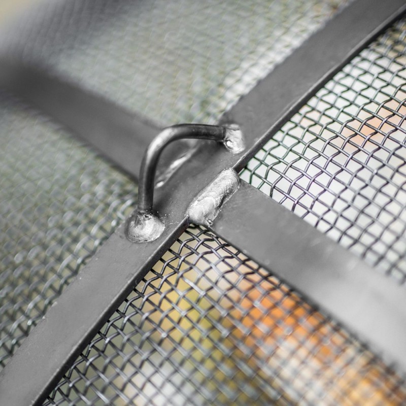 Grand pare-étincelles de 59cm pour braseros et bols à feu CookKing