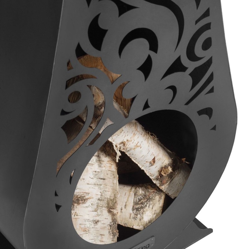 La cheminée Hawana permet de profiter de la chaleur incomparable d'un feu de bois