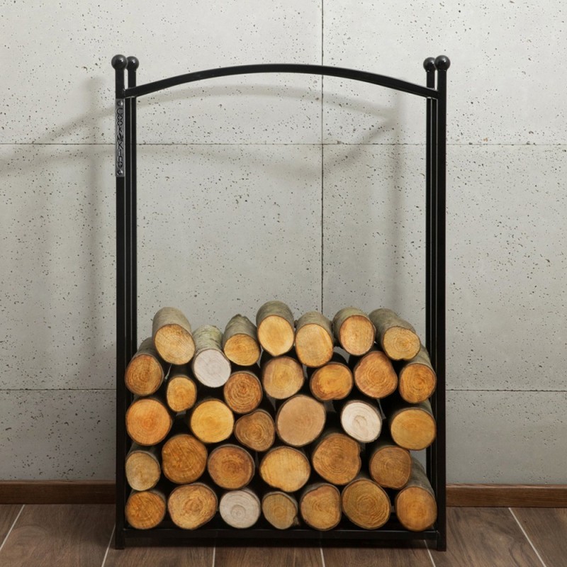 Porte-bûches Berry - moderne et fonctionnel - 90cm de hauteur