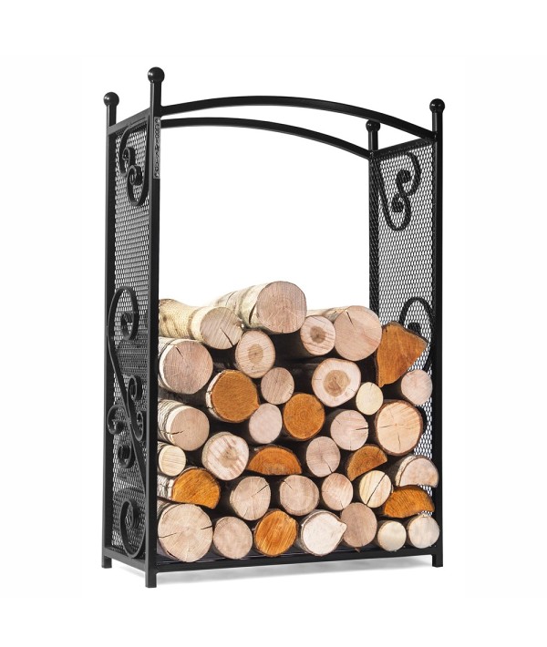 Le Porte-bûches Cherry permet de ranger son bois avec élégance et organisation