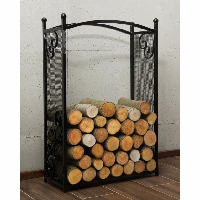 Le Porte-bûches Cherry s'intègre parfaitement dans votre espace pour le rangement du bois