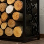 Le Porte-bûches Cherry s'intègre parfaitement dans votre espace pour le rangement du bois