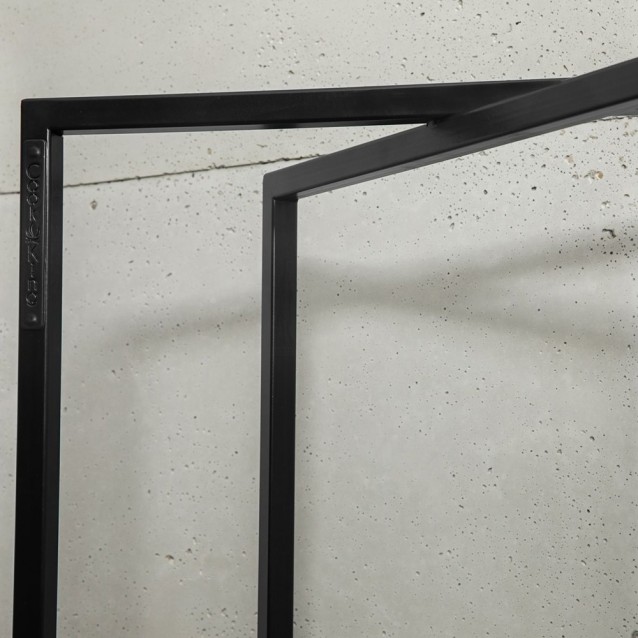 Porte-bûches Luis rectangulaire 120cm de hauteur pour une utilisation intérieur ou extérieur