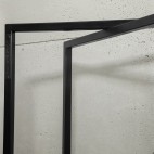 Porte-bûches Luis rectangulaire 120cm de hauteur pour une utilisation intérieur ou extérieur