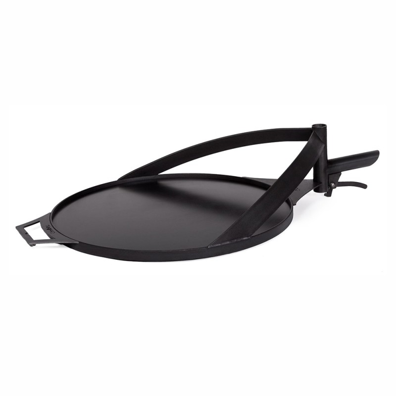 Plaque de grill en acier 50cm de diamètre pour barbecue et brasero