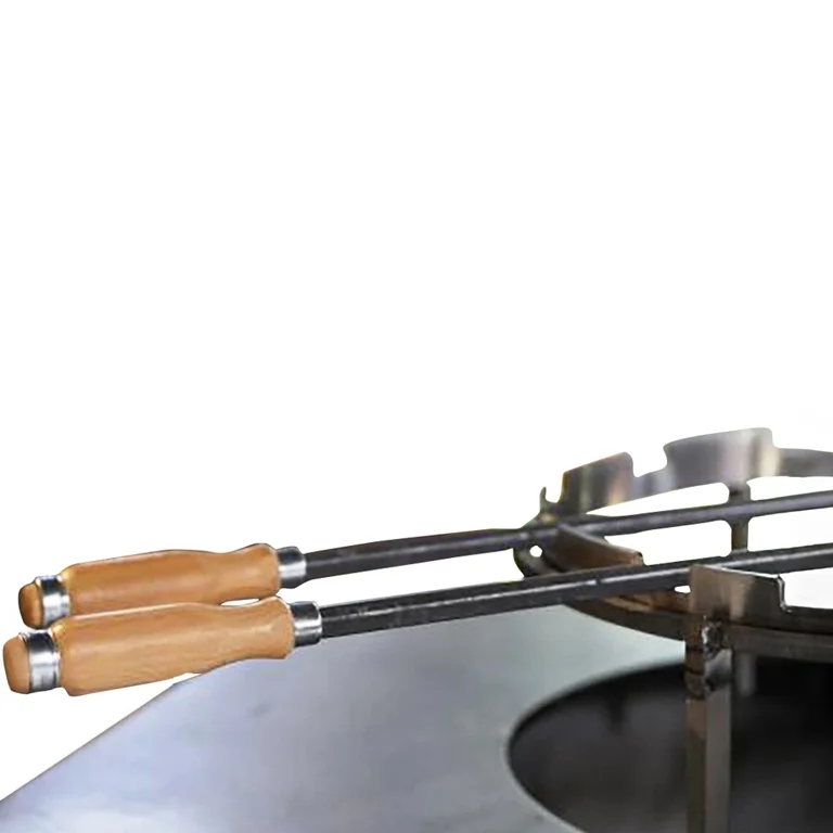 Accessoire n°4 : Repose-brochettes pour brasero Accessoire n°4 : Repose-brochettes pour brasero