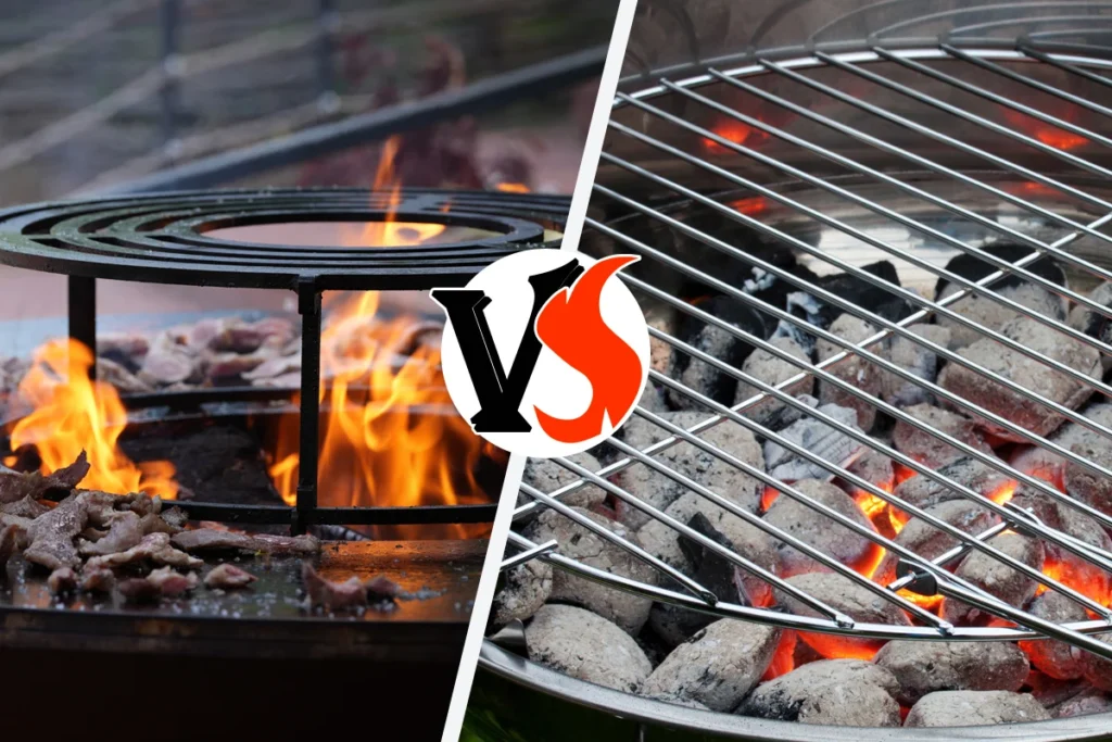 Brasero vs barbecue : quelles différences (comparatif)