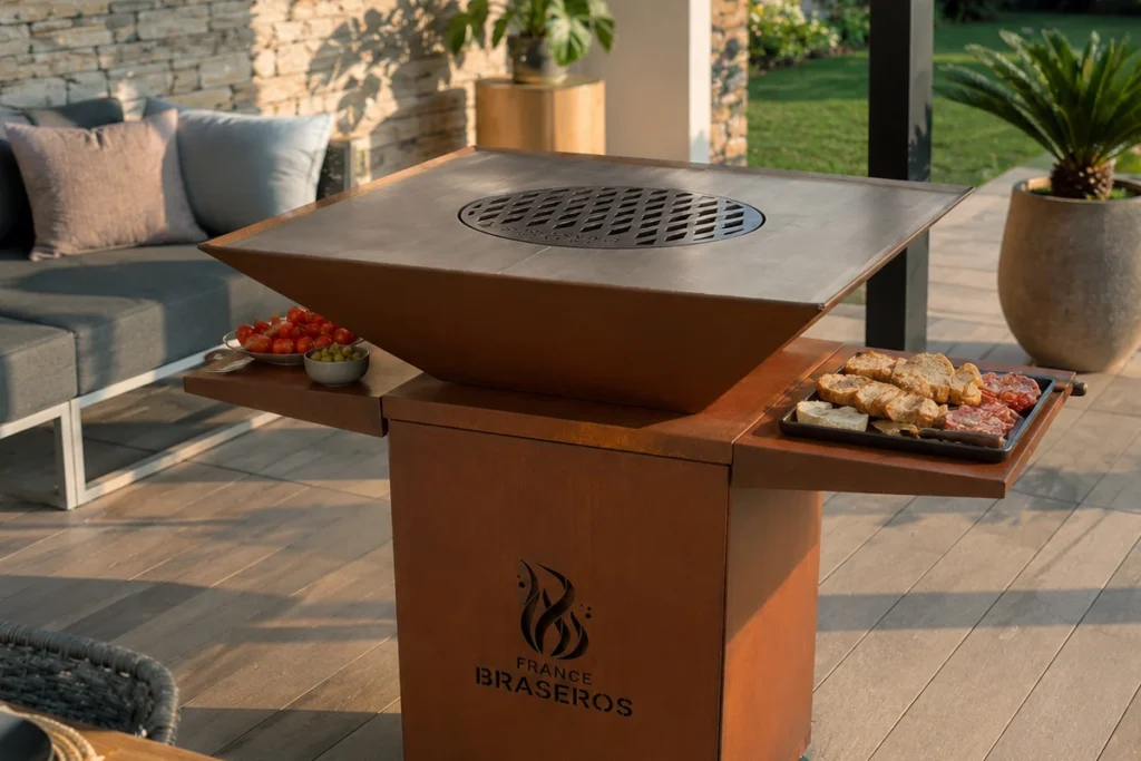 Conseils de culottage d’un brasero plancha en inox