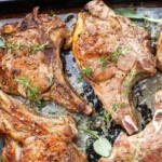 Recette de côtelettes de veau grillées aux olives