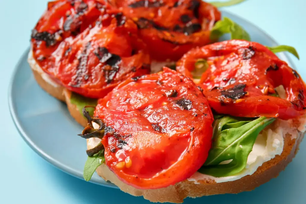 Recette de tomates Caprese Grillées à la Burrata