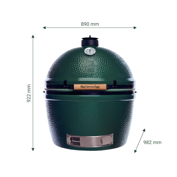 le 2xxl est le plus grand des braseros kamados de big green egg