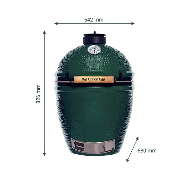 le kamado large de big green egg est très polyvalent