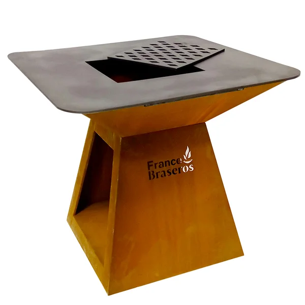 Nos braseros france braseros sont fabriqués en acier corten, gage de robustesse et de longévité