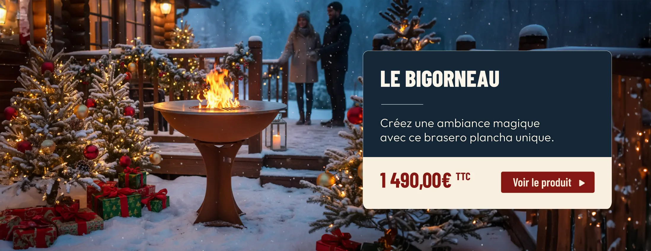 Brasero Plancha Le Bigorneau en cadeau pour no&euml;l