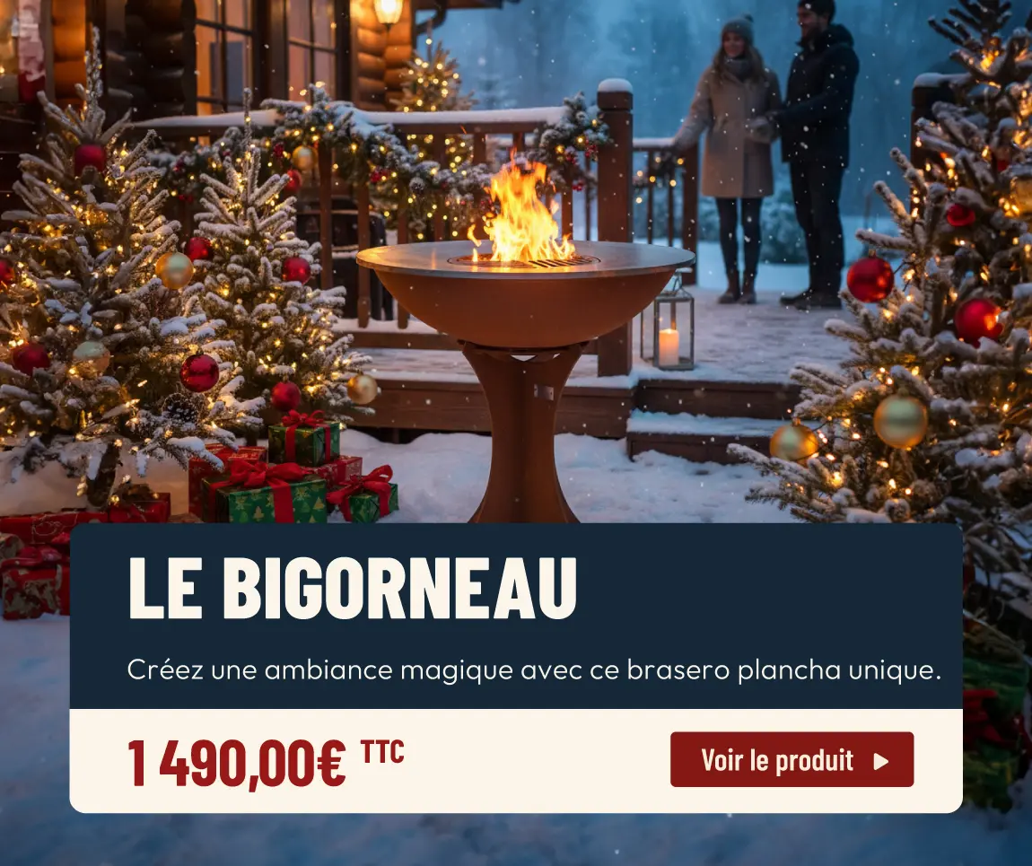 Brasero Plancha Le Bigorneau en cadeau pour no&euml;l