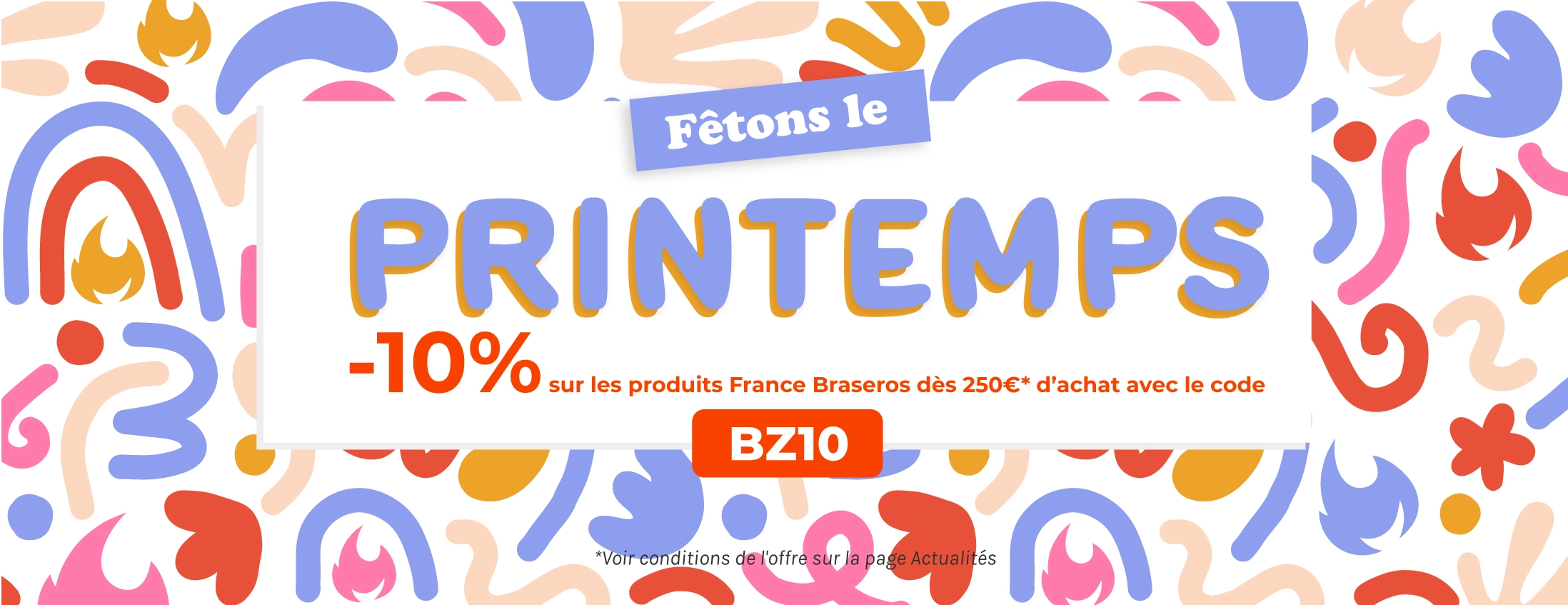 Offre promotionnelle avec remise de 10% sur la marque France barseros