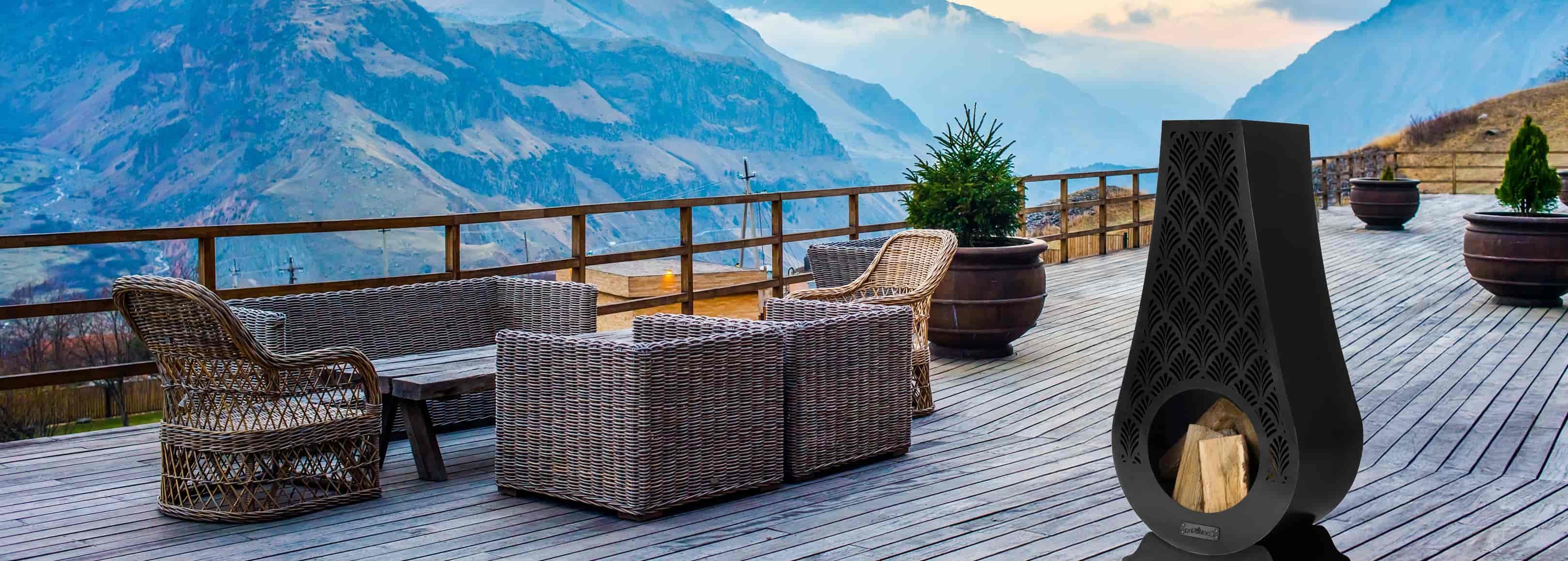 Cheminée d’extérieur Ankara : l’art du feu à ciel ouvert